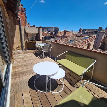 Le Jacobin - Terrasse Avec Vue Sur Les Toits *