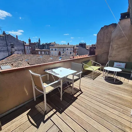 Le Jacobin - Terrasse Avec Vue Sur Les Toits *